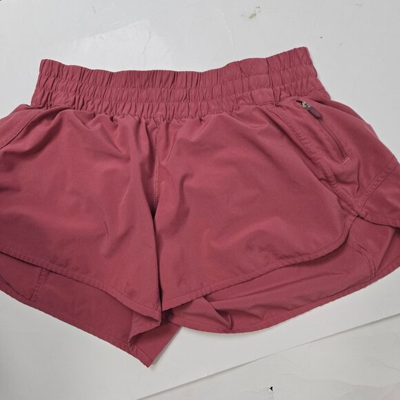 Lululemon Women's Size 12 Tracker Running Shorts V 4" in Lush Pink FLAW - Picture 8 of 10
